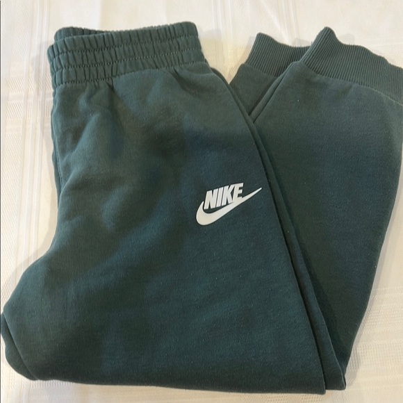 Nike  Futura Green Fleece Joggers with Swoosh - Picture 3 of 5